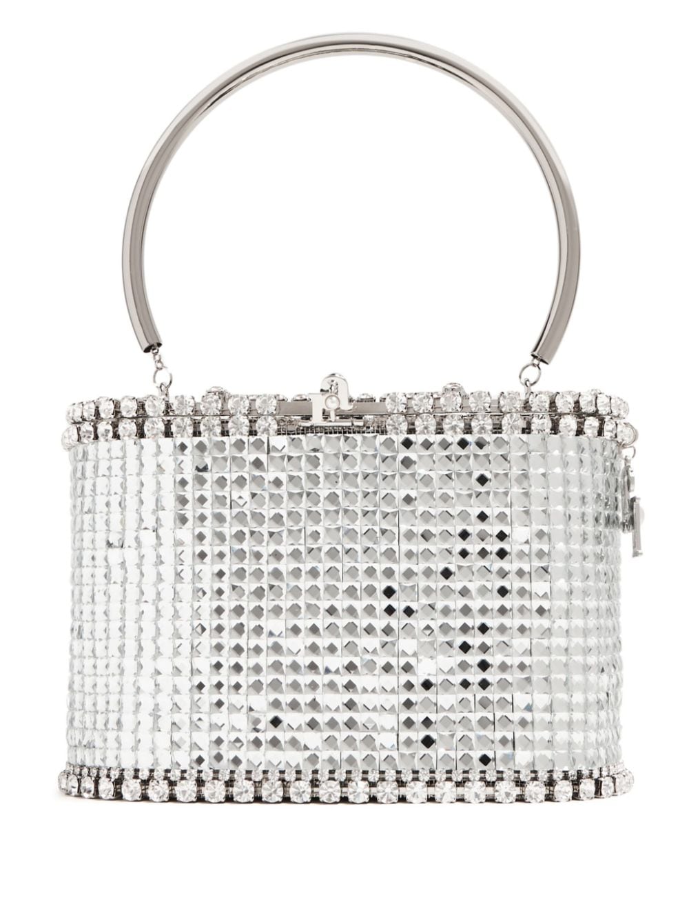 Rosantica mini Holli Luce crystal-embellished bag - Silver von Rosantica