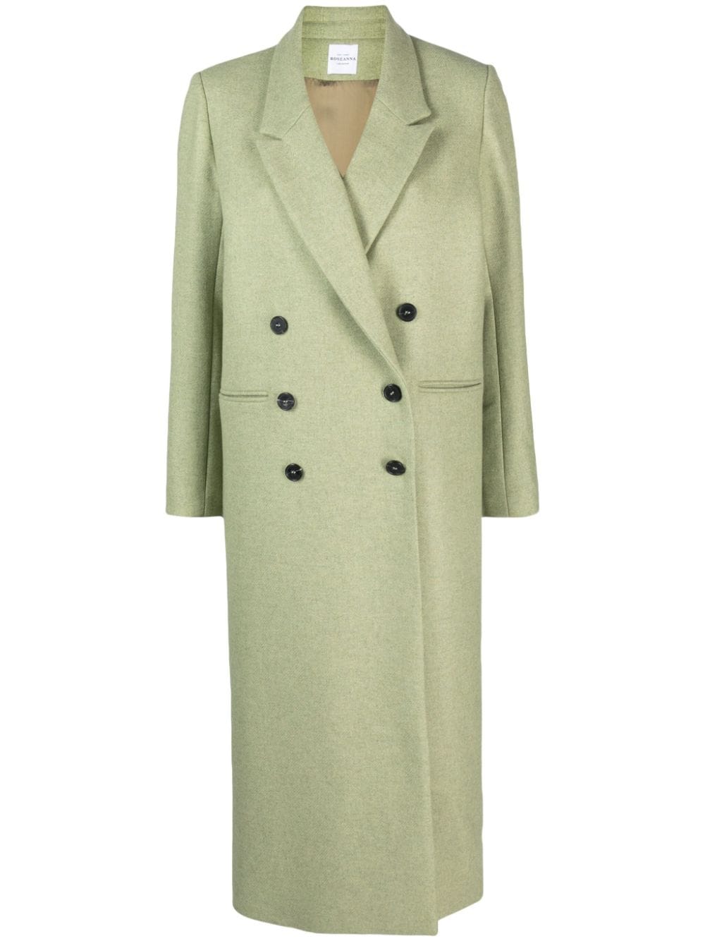 Roseanna double-breasted maxi coat - Green von Roseanna