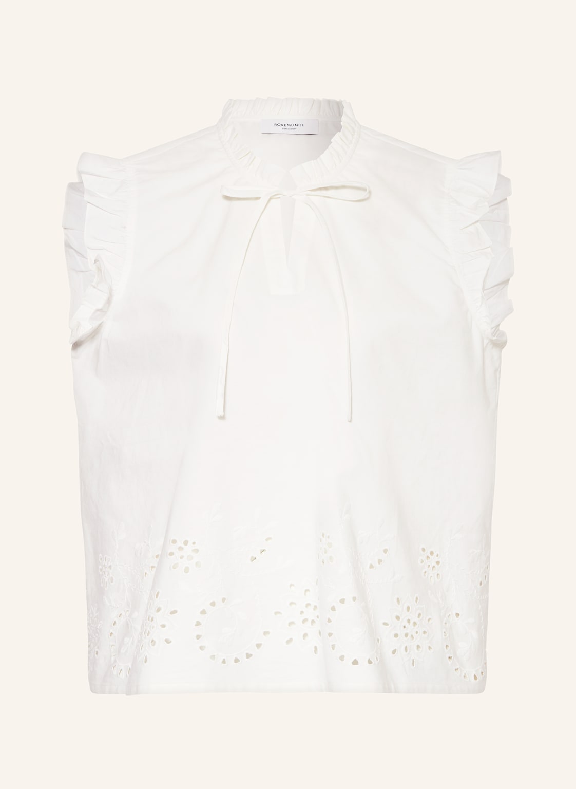 Rosemunde Blusentop Lauren Mit Lochspitze Und Rüschen weiss Rosemunde Blusentop Lauren Mit Lochspitze Und Rüschen weiss von Rosemunde