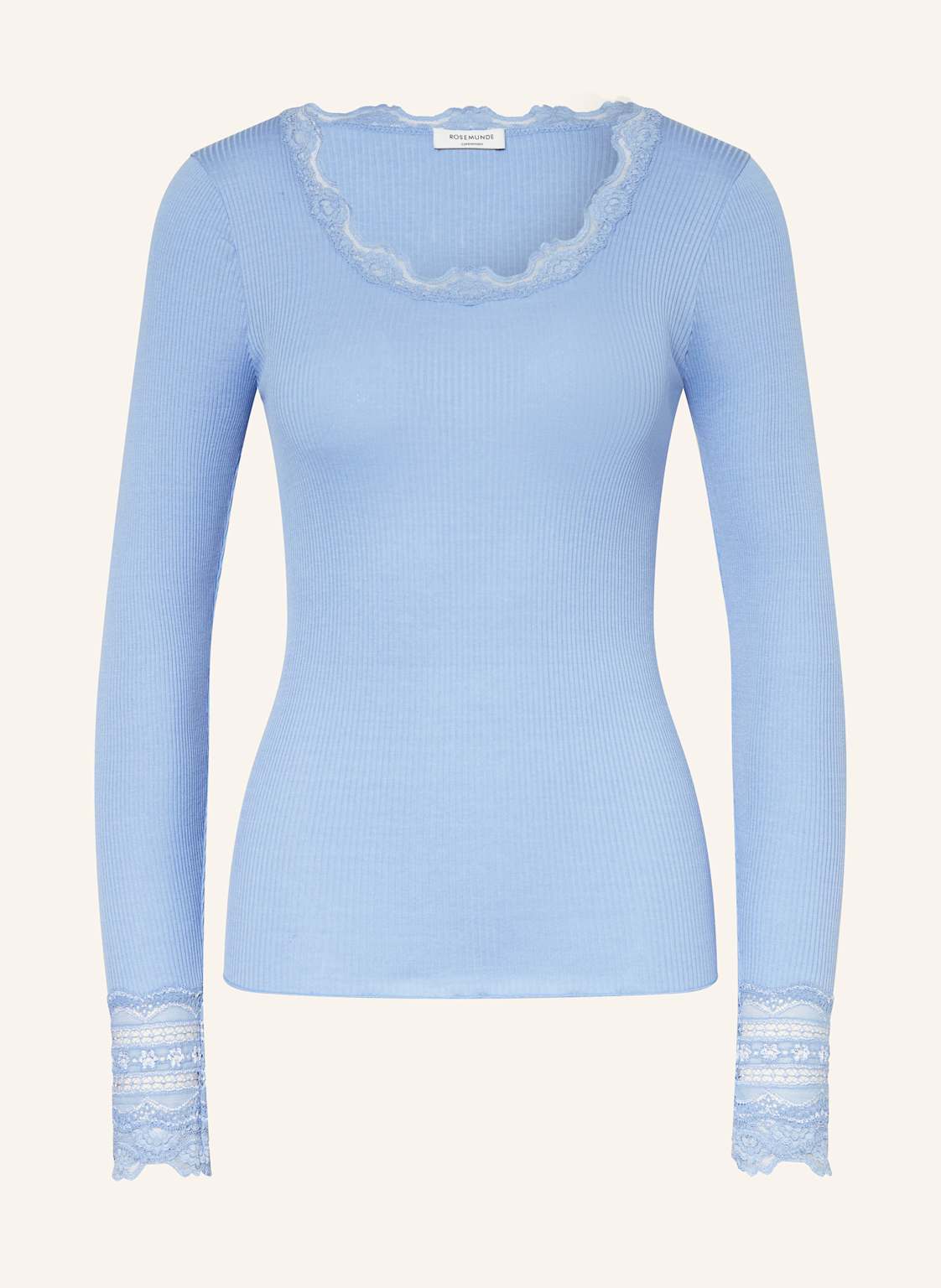 Rosemunde Longsleeve Aus Seide blau Rosemunde Longsleeve Aus Seide blau von Rosemunde