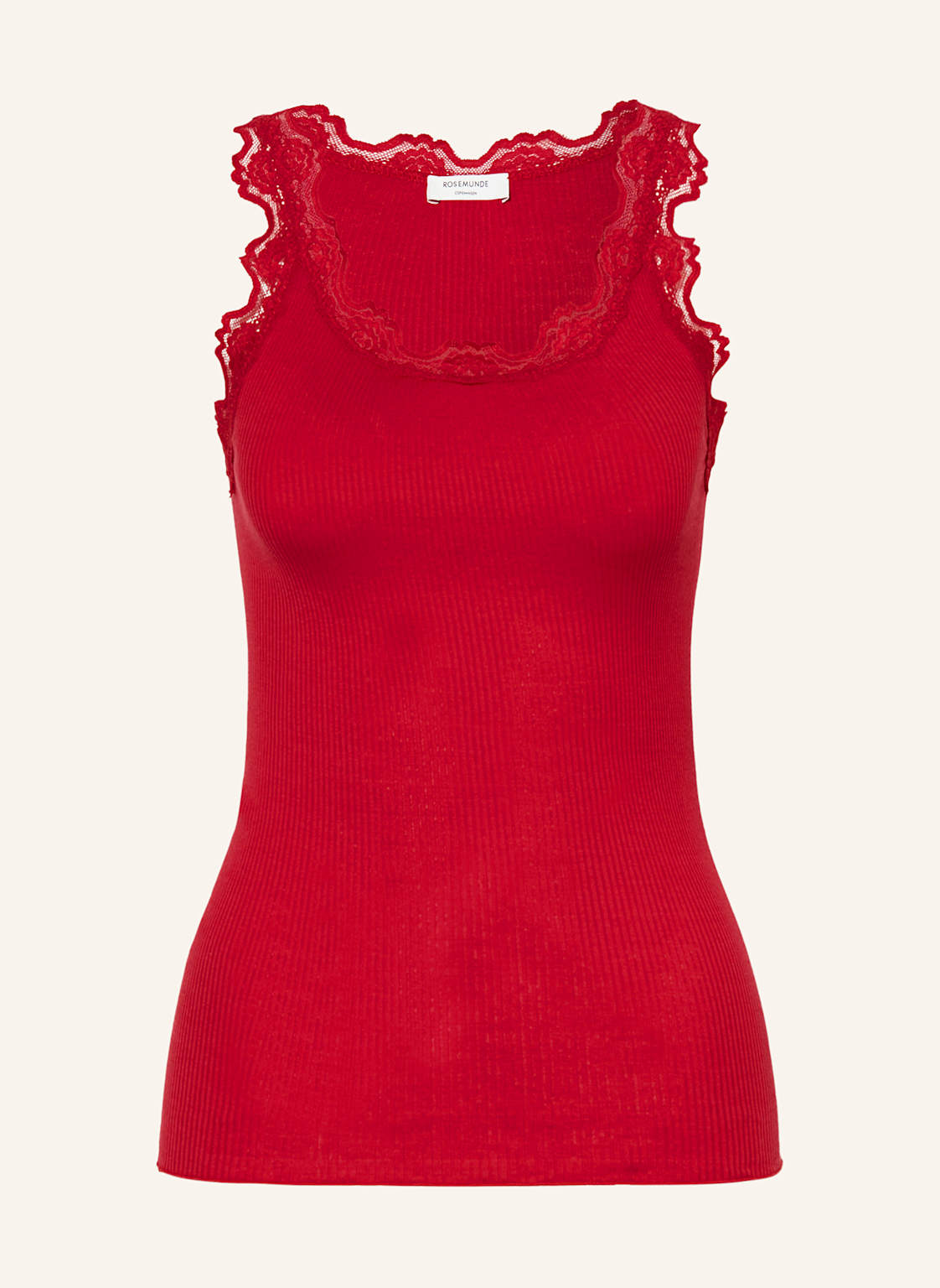 Rosemunde Seidentop Babette Mit Spitze rot Rosemunde Seidentop Babette Mit Spitze rot von Rosemunde