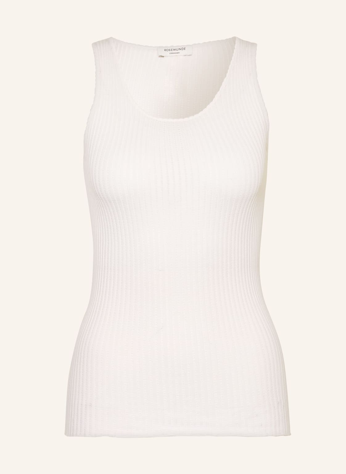 Rosemunde Stricktop Aus Seide weiss Rosemunde Stricktop Aus Seide weiss von Rosemunde