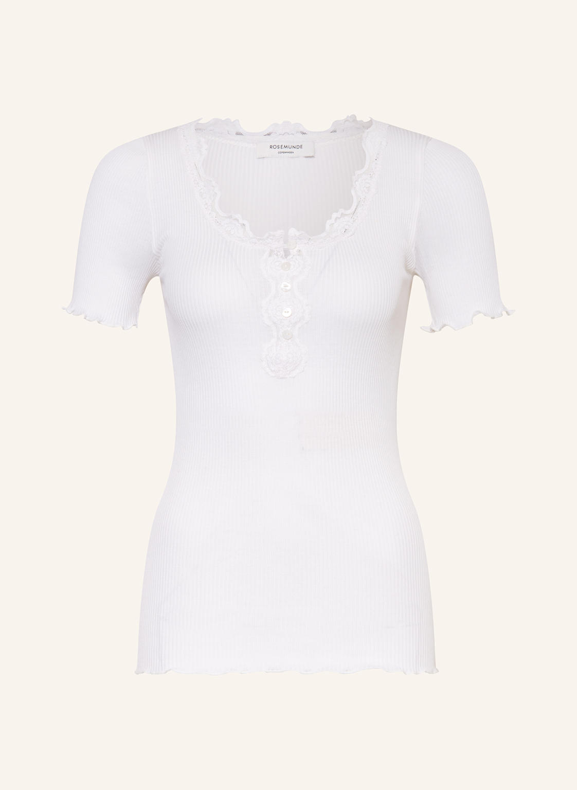 Rosemunde T-Shirt Beatha Mit Seide weiss Rosemunde T-Shirt Beatha Mit Seide weiss von Rosemunde