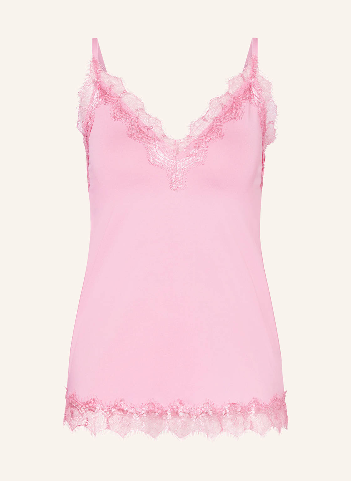 Rosemunde Top Billie Mit Spitze rosa von Rosemunde