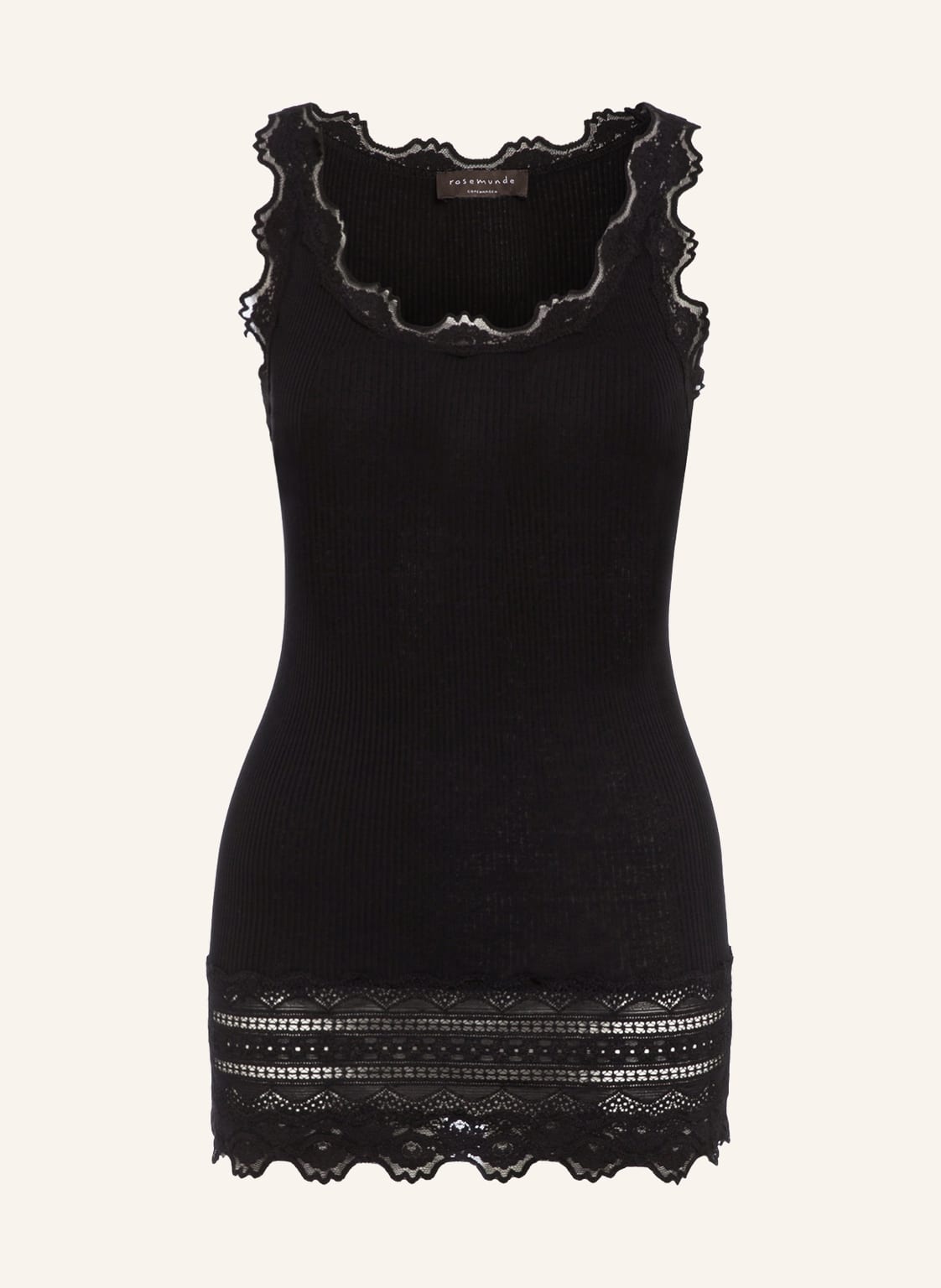 Rosemunde Top Mit Seide schwarz Rosemunde Top Mit Seide schwarz von Rosemunde