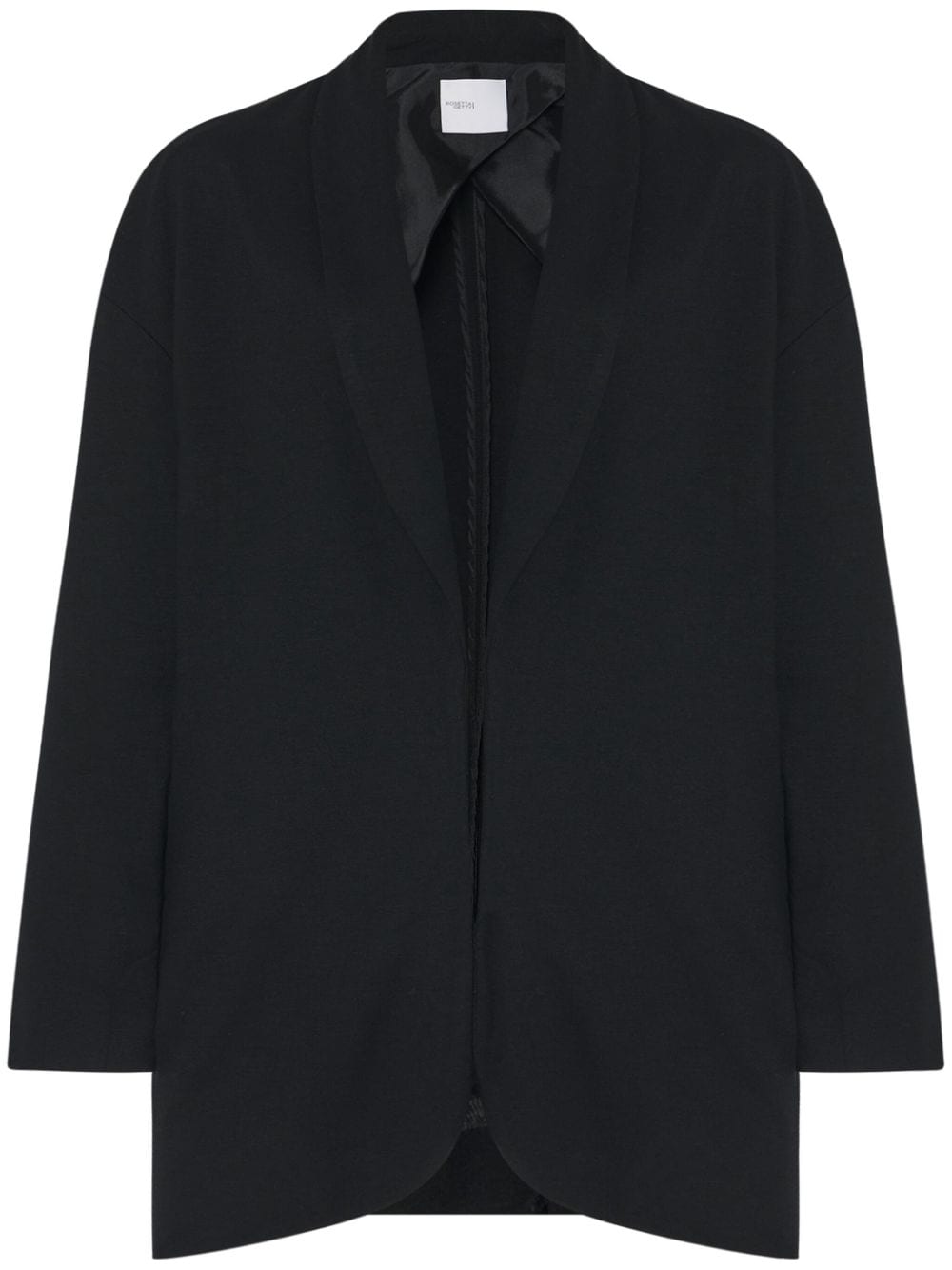 Rosetta Getty cocoon shawl-lapel jacket - Black von Rosetta Getty