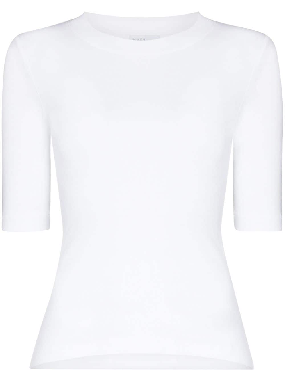 Rosetta Getty half-sleeve crew neck T-shir - White von Rosetta Getty