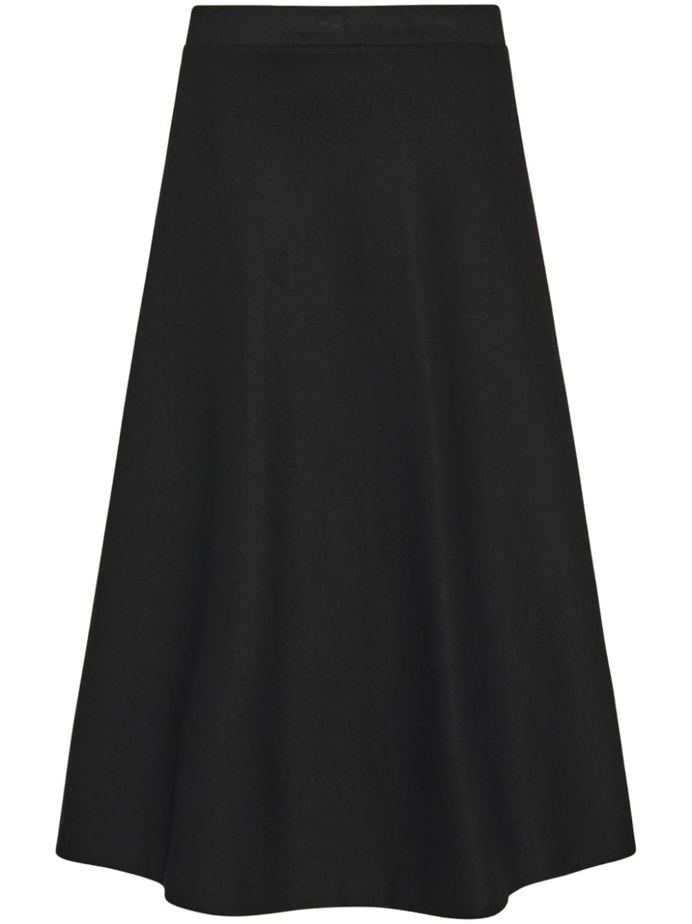 Rosetta Getty high-waist flared-hem skirt - Black von Rosetta Getty