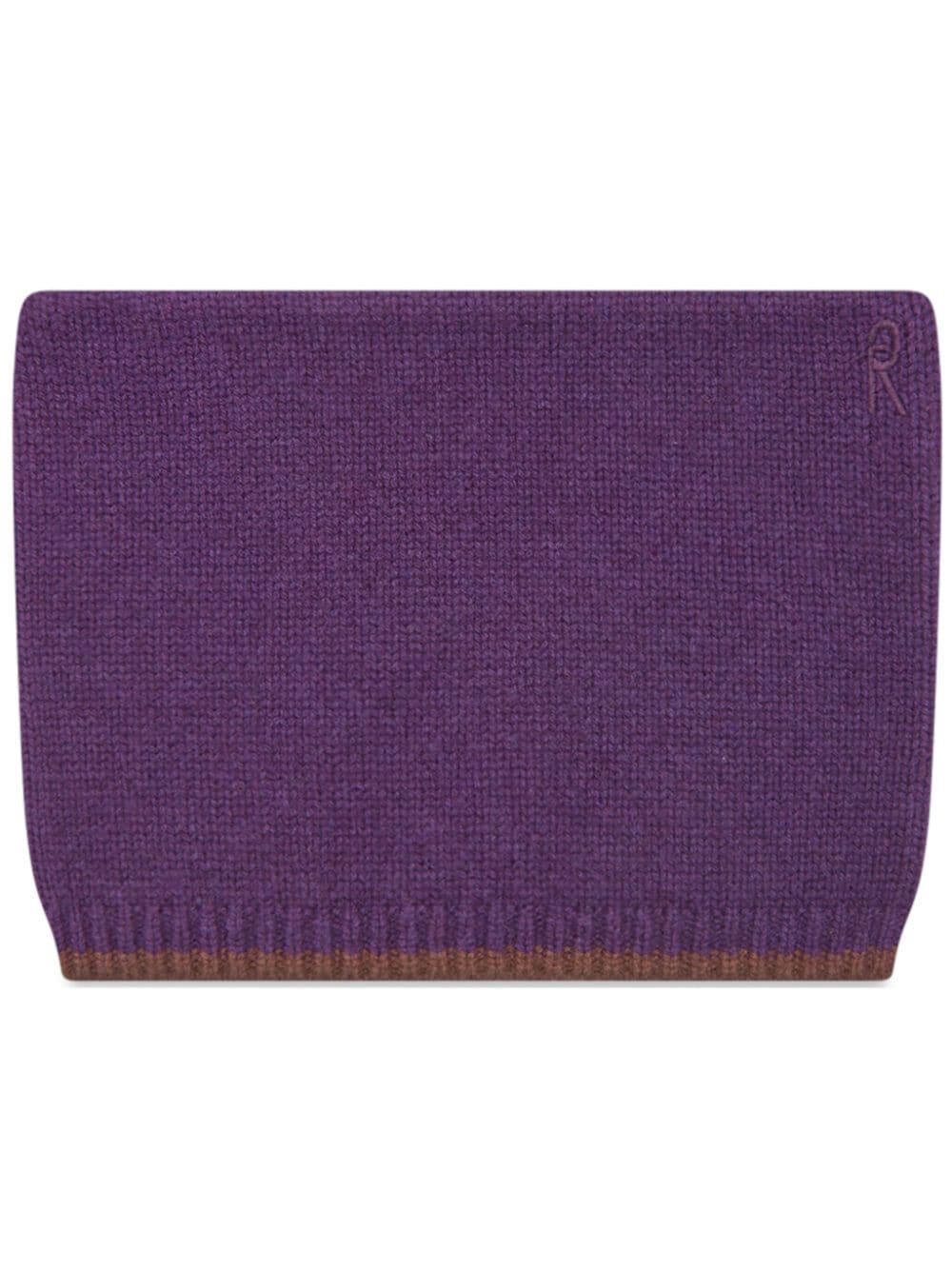 Rosetta Getty x Violet Getty knitted hat - Purple von Rosetta Getty