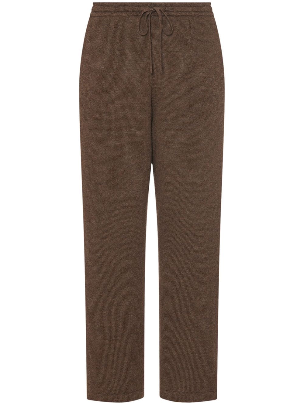 Rosetta Getty x Violet Getty knitted track pants - Brown von Rosetta Getty