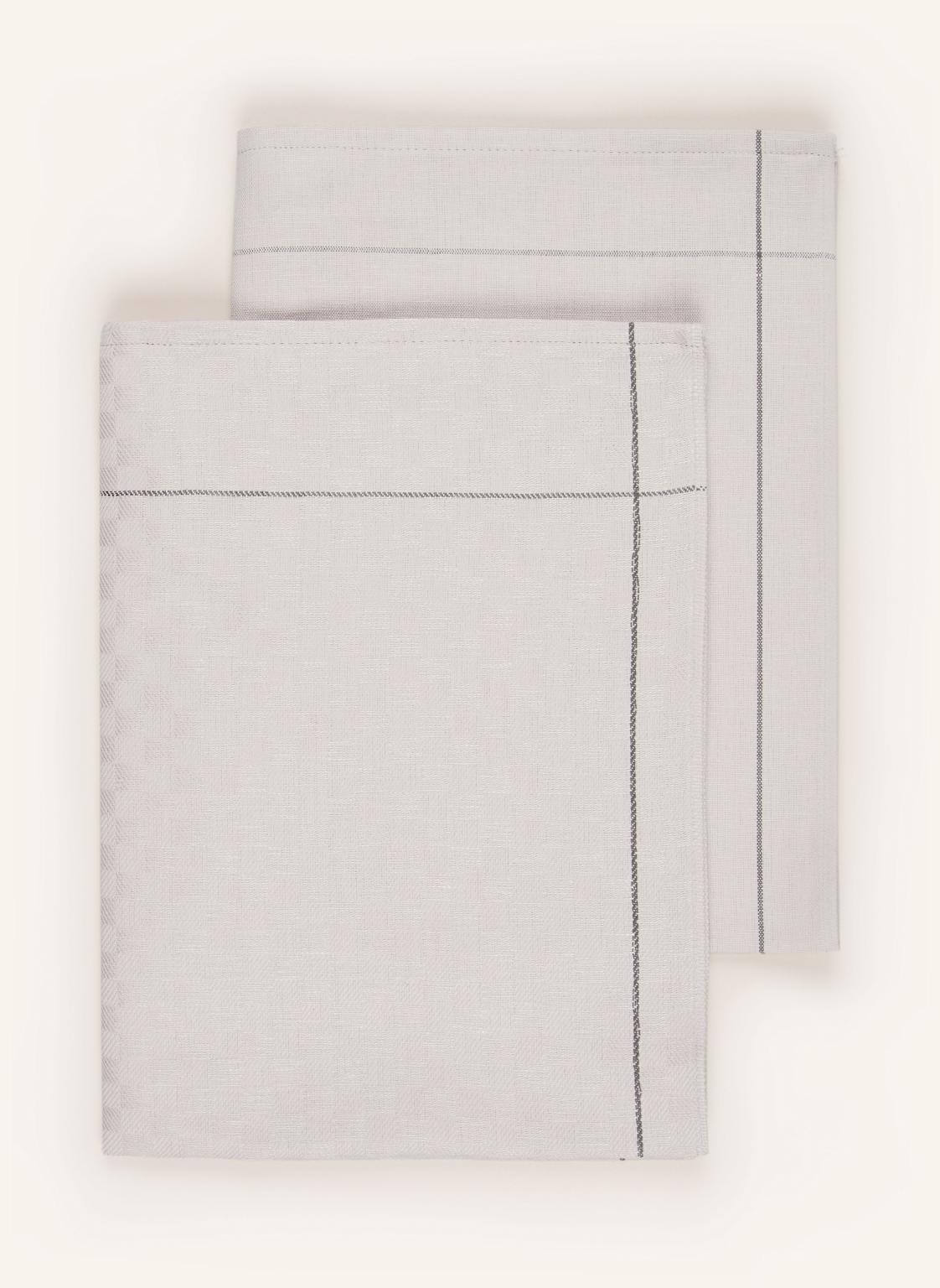 Ross 2er-Set Geschirrtücher Mit Leinen silber Ross 2er-Set Geschirrtücher Mit Leinen silber von Ross