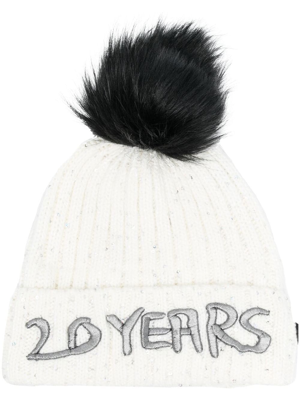 Rossignol 20 Years pompom beanie - White von Rossignol