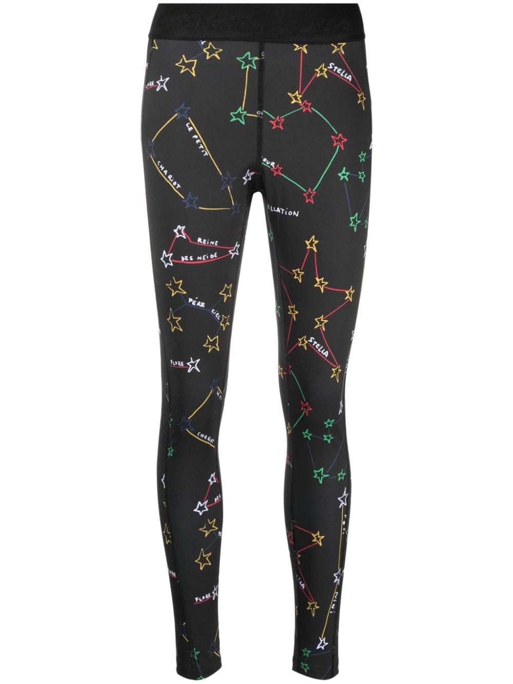 Rossignol Booster star-print leggings - Black von Rossignol