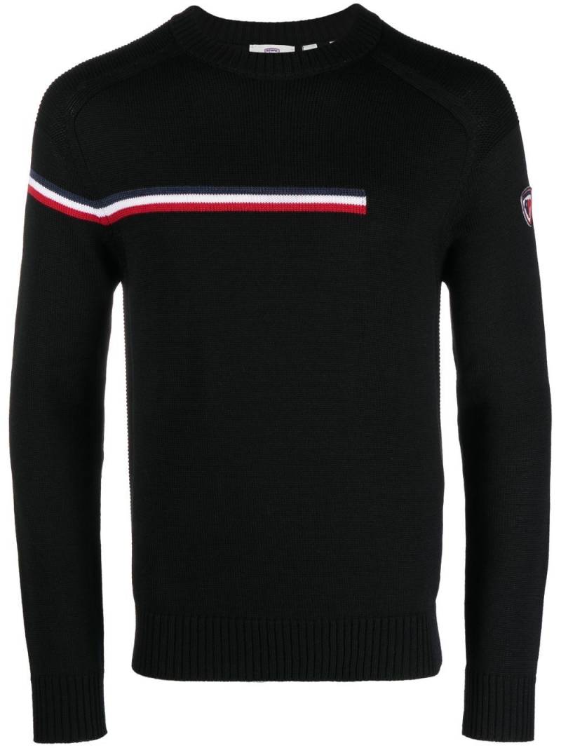 Rossignol Odysseus stripe-detail sweater - Black von Rossignol