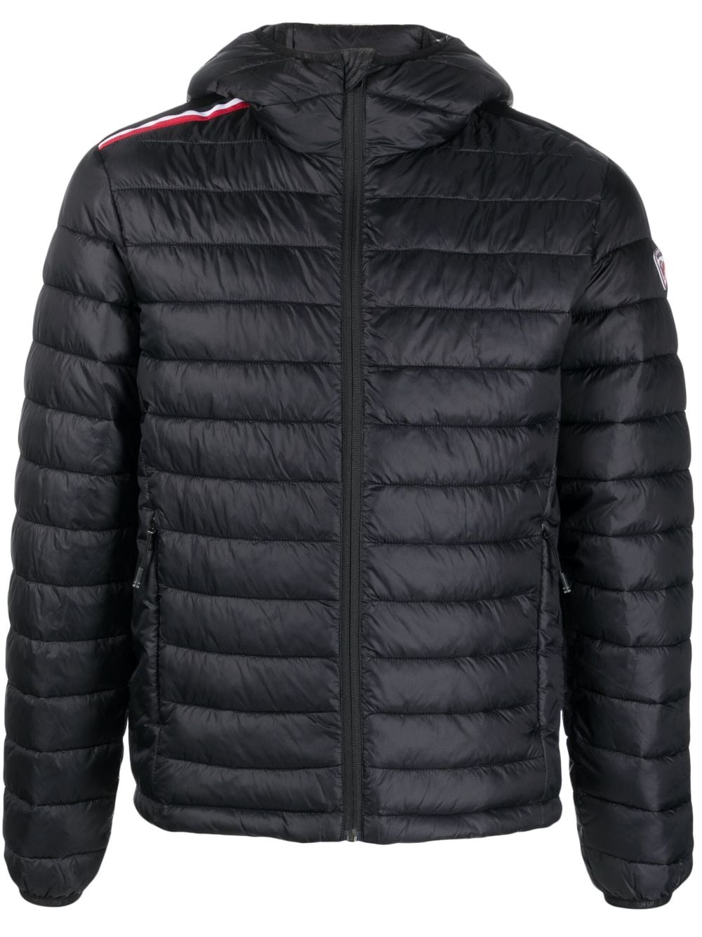 Rossignol Rossi hooded padded jacket - Black von Rossignol