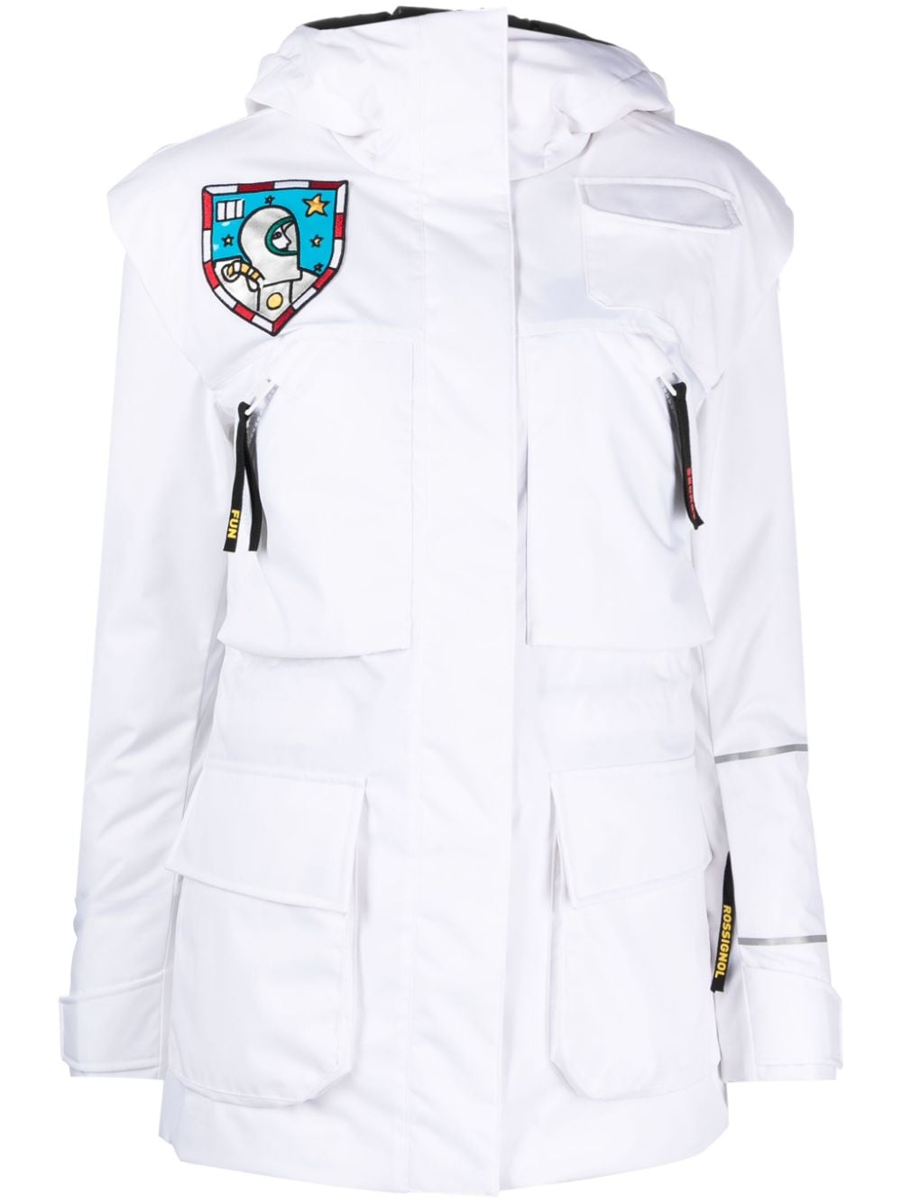 Rossignol Sirius hooded padded jacket - White von Rossignol
