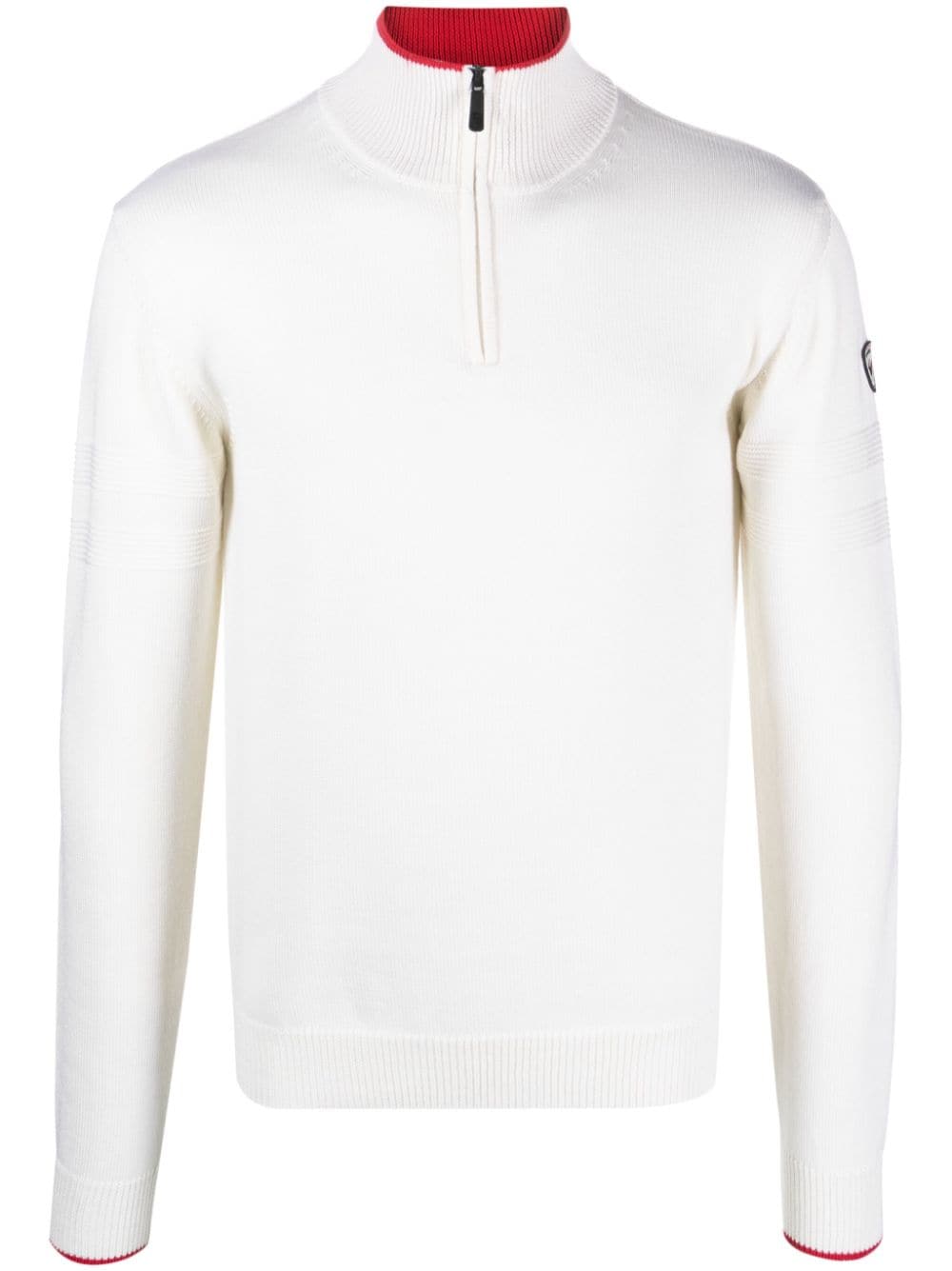 Rossignol half-zip merino knitted jumper - White von Rossignol