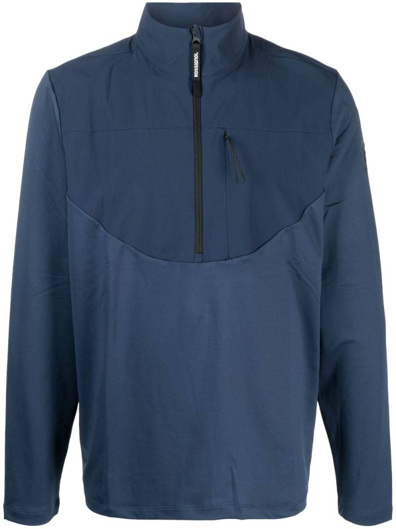 Rossignol lightweight half-zip sweatshirt - Blue von Rossignol