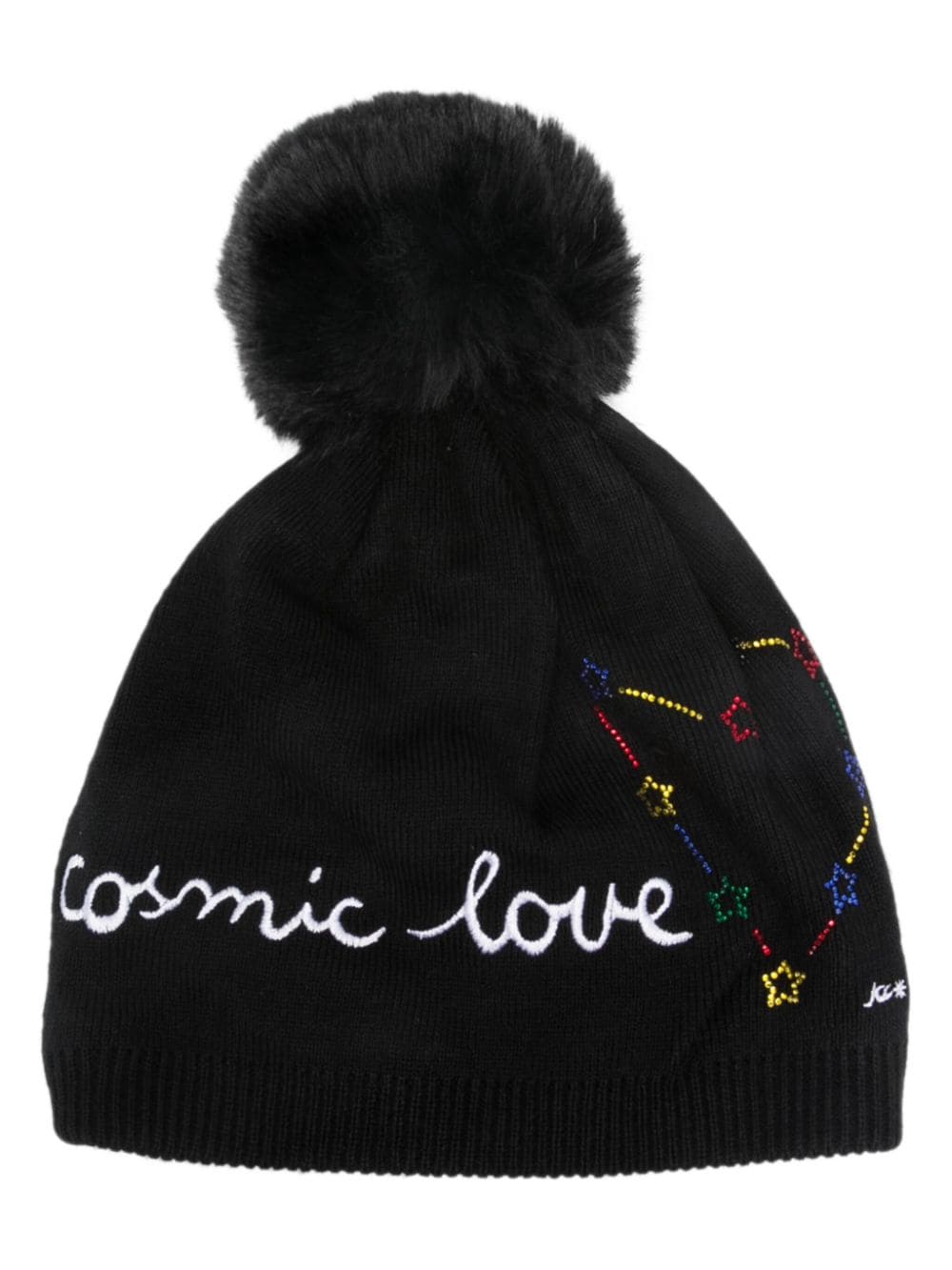 Rossignol logo-embroidered embellished beanie - Black von Rossignol