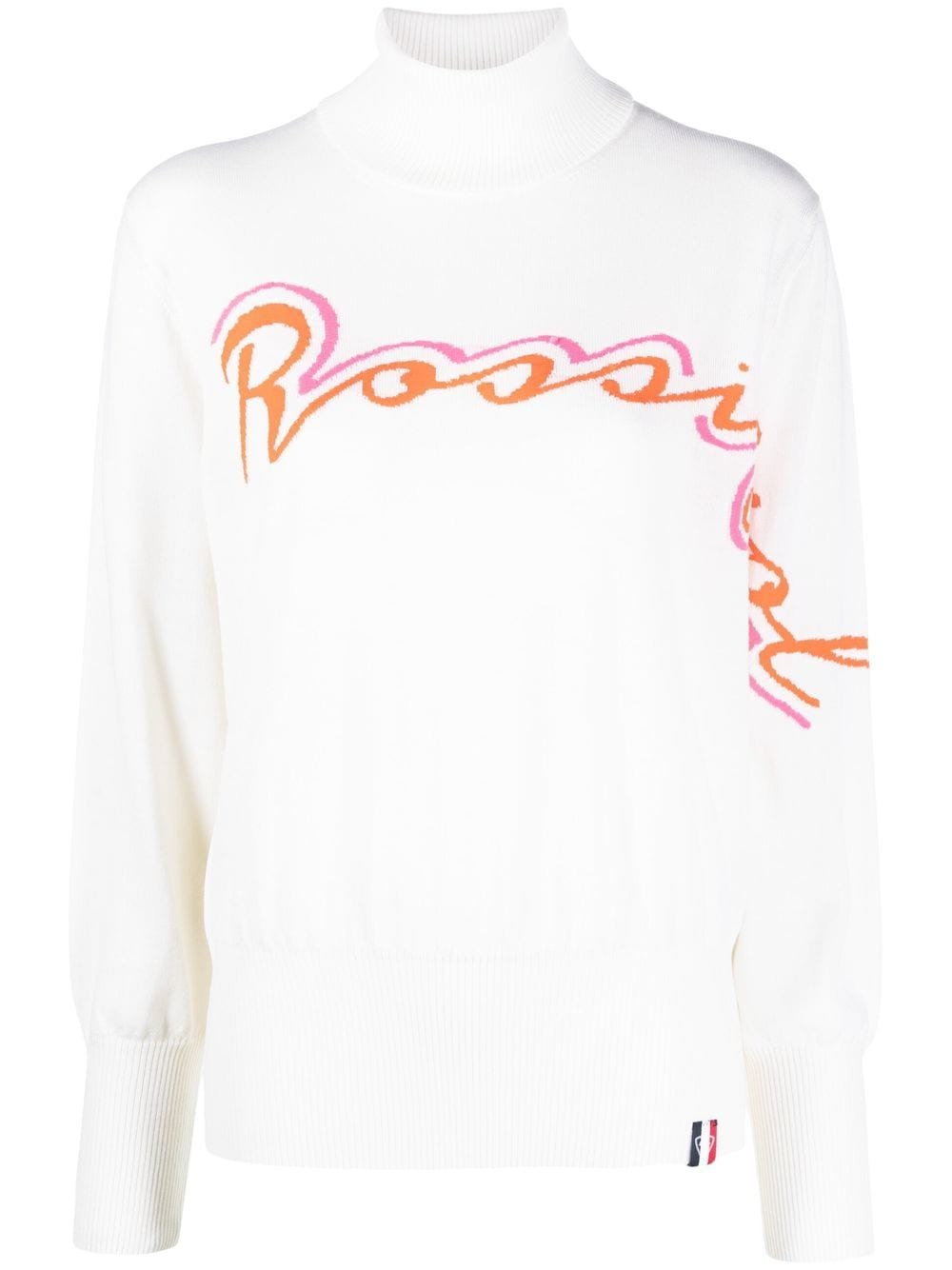 Rossignol logo-intarsia merino wool-blend jumper - White von Rossignol