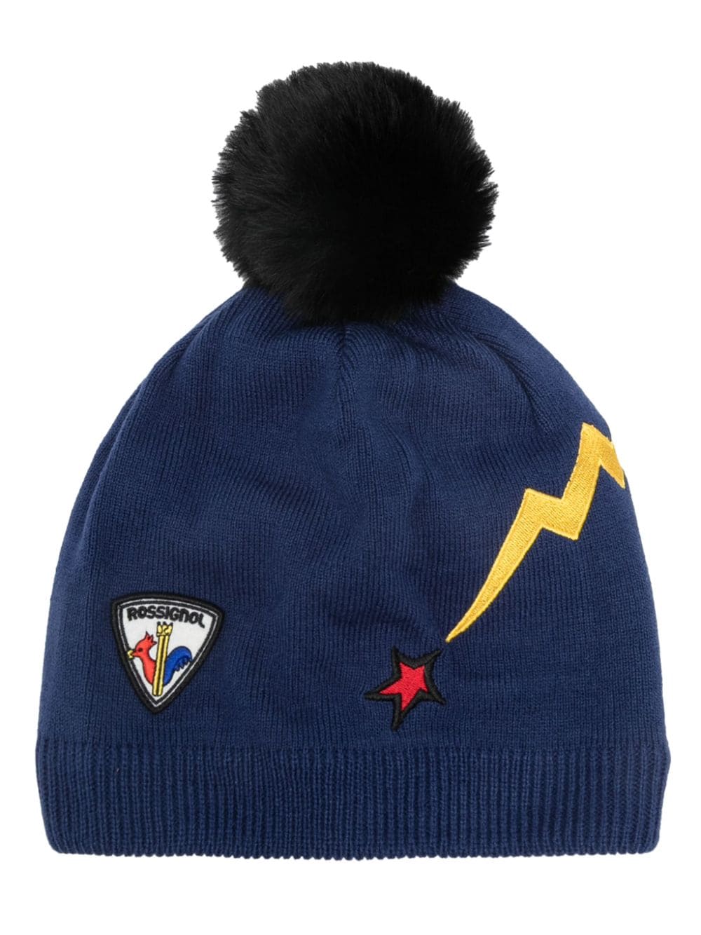 Rossignol logo-patch beanie - Blue von Rossignol