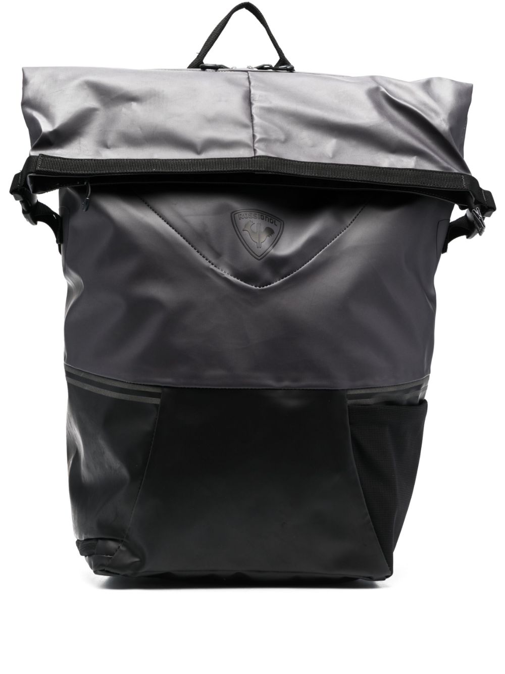 Rossignol logo-patch foldover backpack - Grey von Rossignol