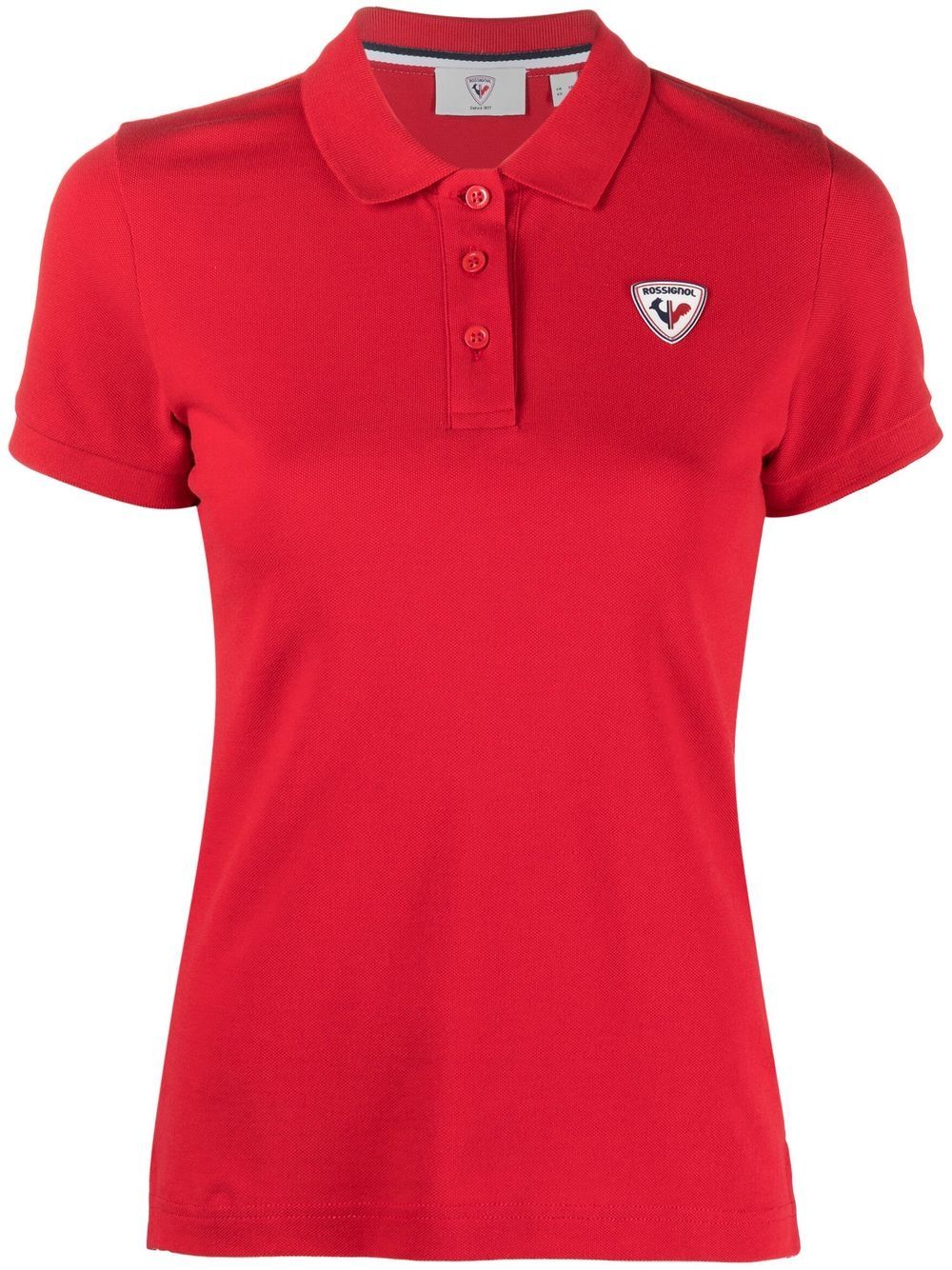 Rossignol logo-patch polo shirt - Red von Rossignol