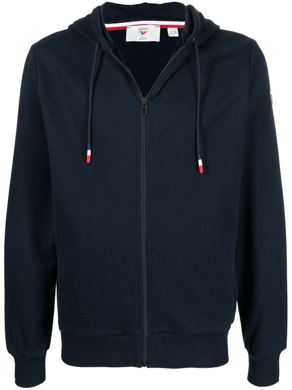 Rossignol logo-patch zip-fastening hoodie - Blue von Rossignol