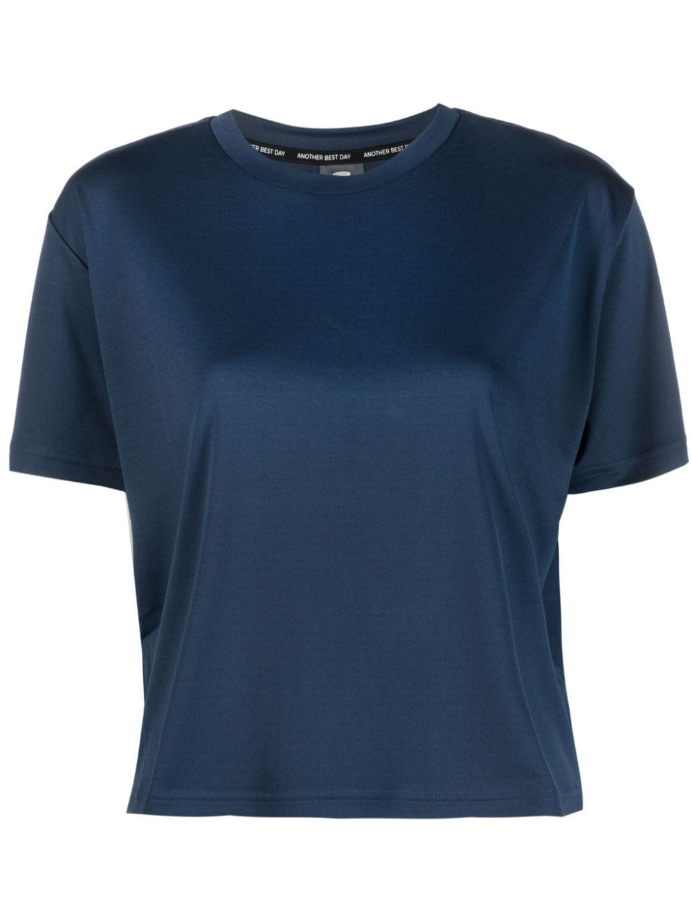 Rossignol logo-print cropped performance T-shirt - Blue von Rossignol