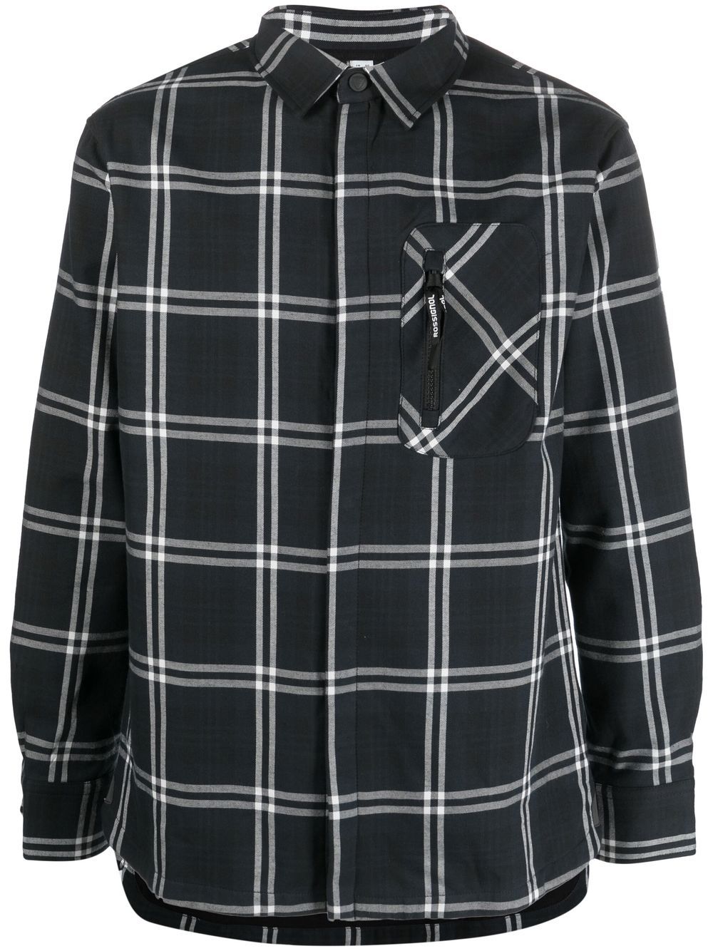 Rossignol plaid flannel shirt - Black von Rossignol