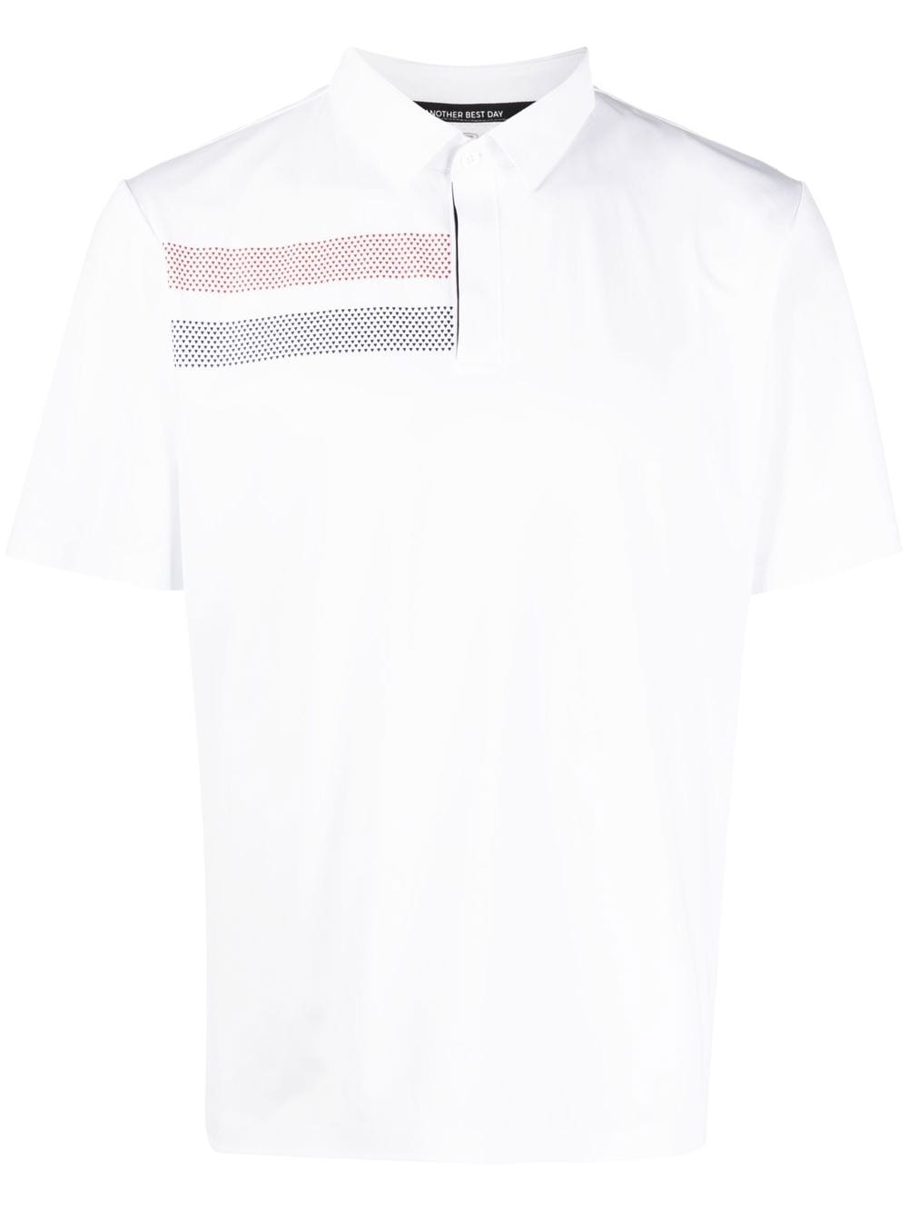 Rossignol tech striped polo-shirt - White von Rossignol
