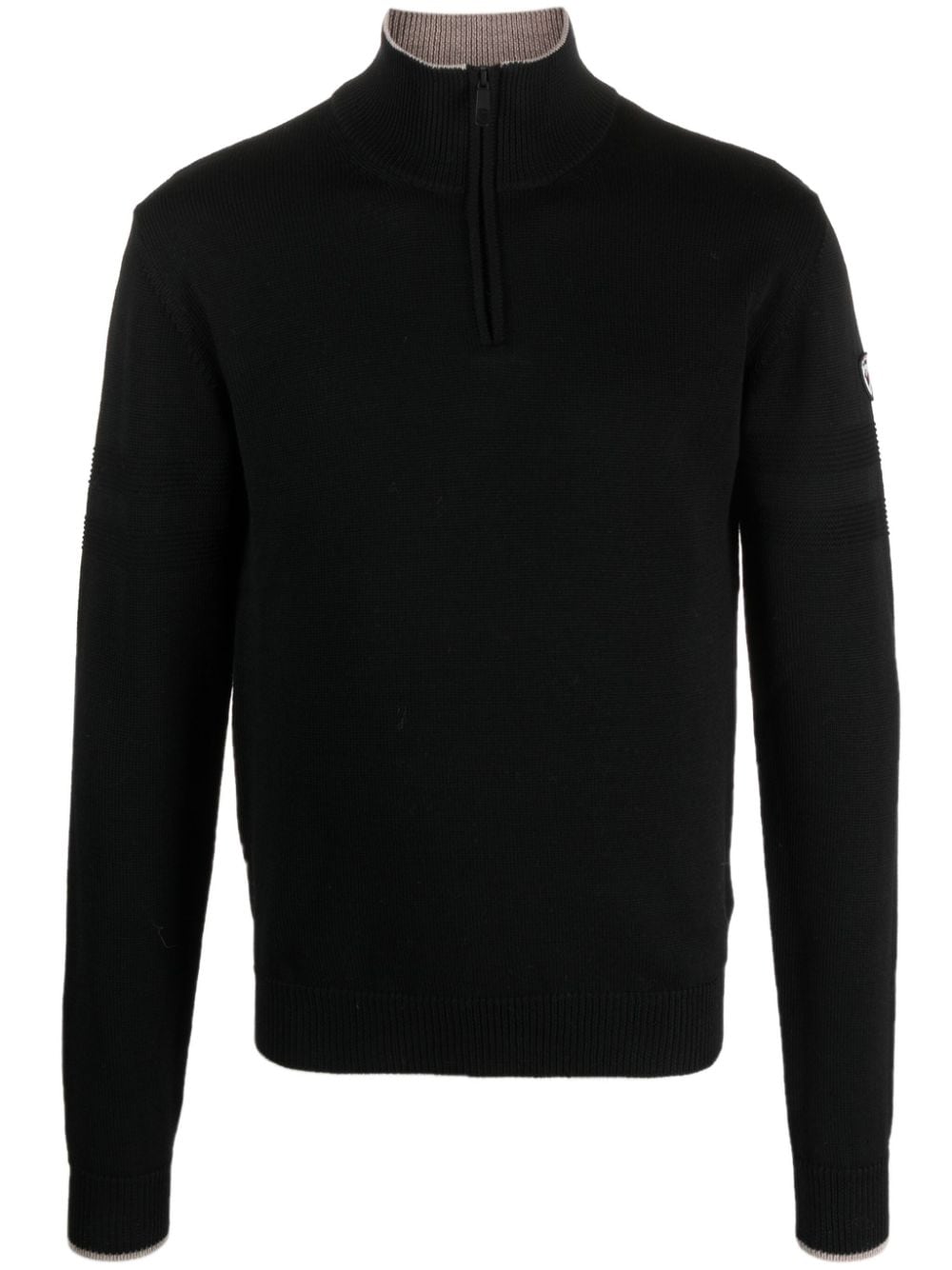 Rossignol zip-up merino jumper - Black von Rossignol