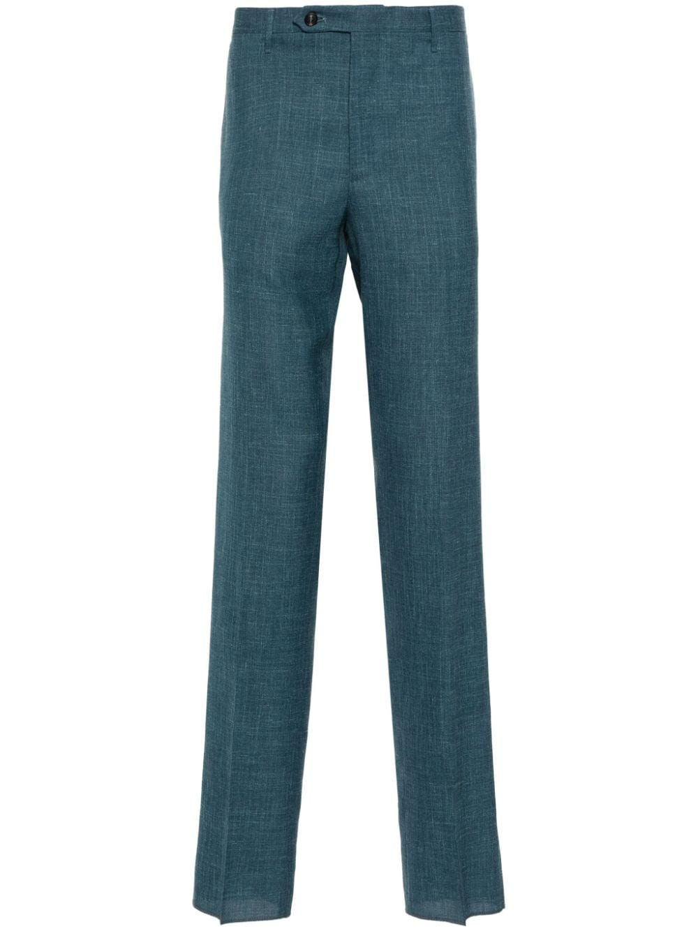 Rota slub-texture trousers - Blue von Rota