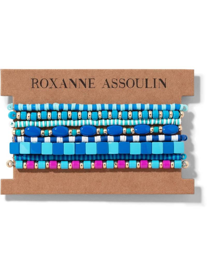 Roxanne Assoulin Color Therapy® Blue bracelet set von Roxanne Assoulin