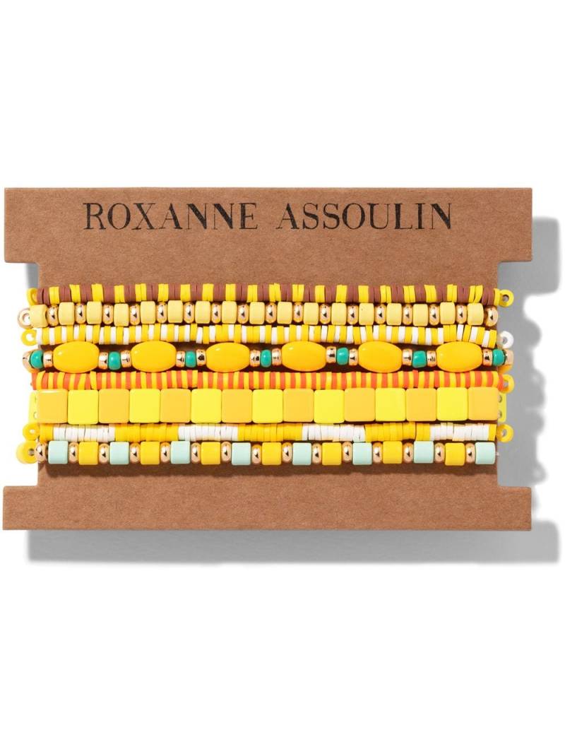 Roxanne Assoulin Color Therapy® Yellow bracelet set von Roxanne Assoulin