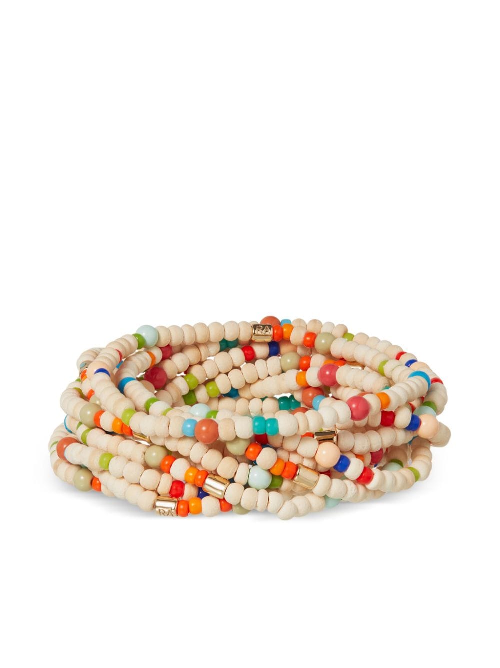Roxanne Assoulin Light Hearted beaded bracelet (set of six) - Neutrals von Roxanne Assoulin