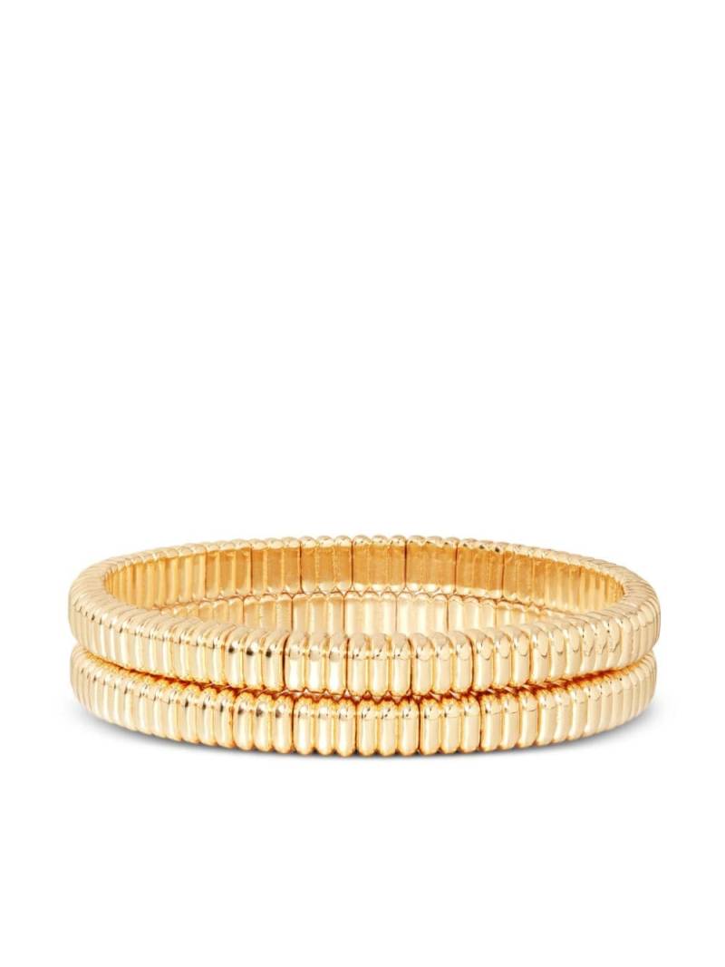 Roxanne Assoulin Luxi mini bracelets (set of two) - Gold von Roxanne Assoulin