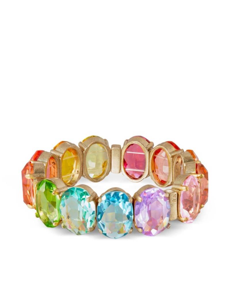 Roxanne Assoulin Simply Rainbow crystal-embellished bracelet - Gold von Roxanne Assoulin