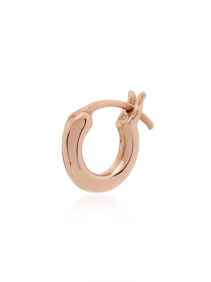 Roxanne First 14kt rose gold huggie earring - Pink von Roxanne First