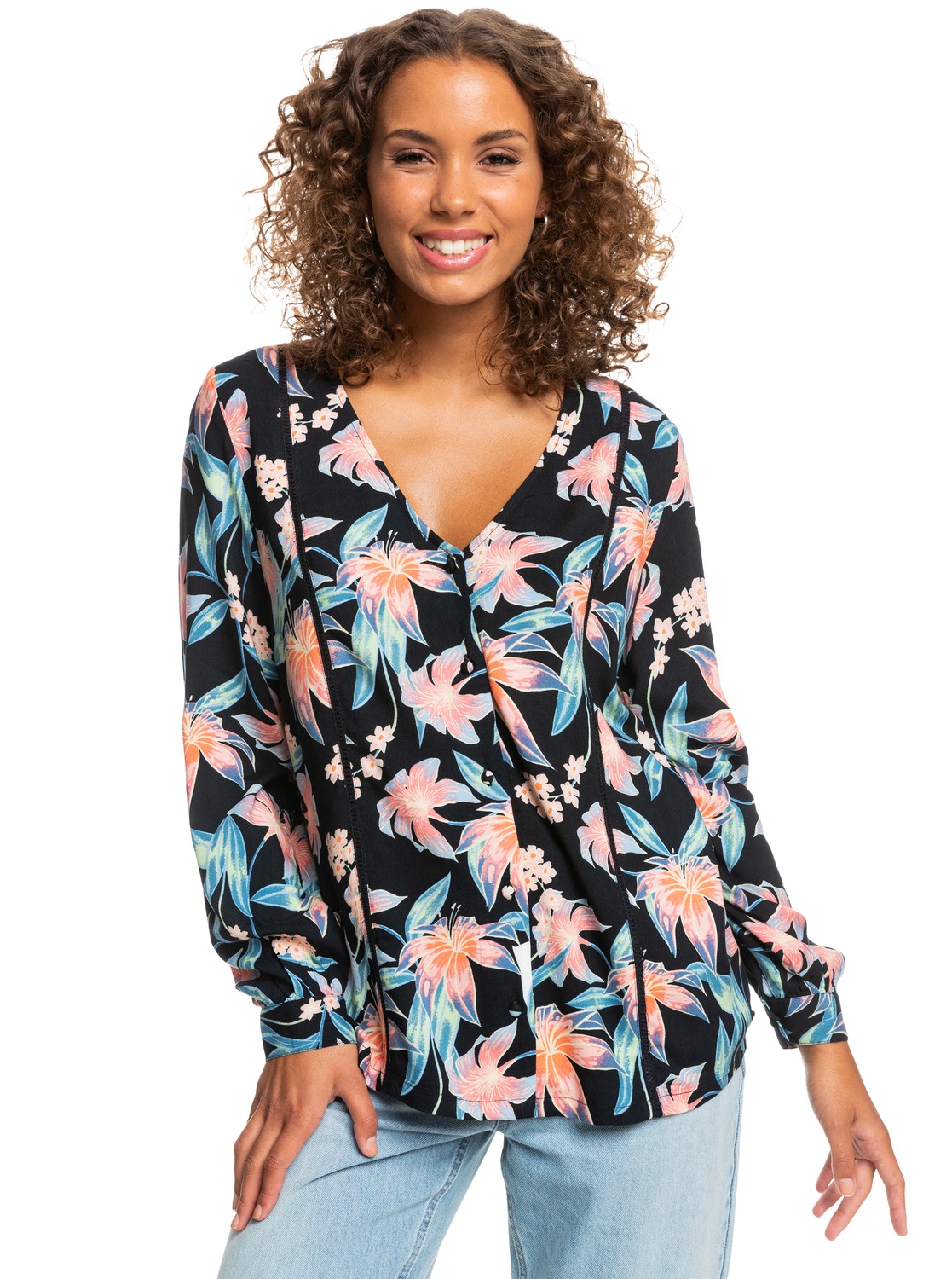 Roxy Blusenshirt »Soft Feminity« Roxy Blusenshirt »Soft Feminity« von Roxy