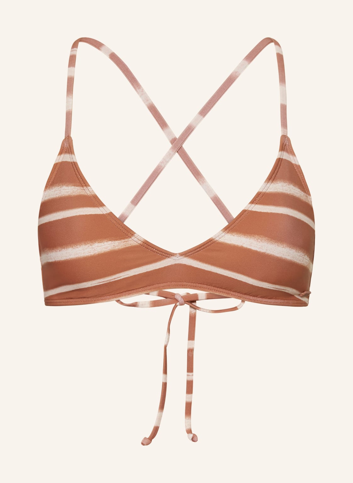 Roxy Bralette-Bikini-Top Printed Beach Classics orange von Roxy