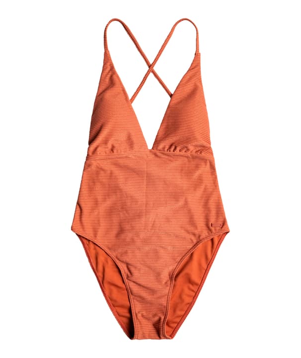 Roxy Coconut Crew Strappy HL OP Badeanzug rost von Roxy