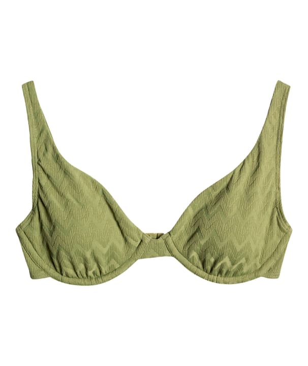 Roxy Current Coolness UW Dcup Bikini-Oberteil olive von Roxy