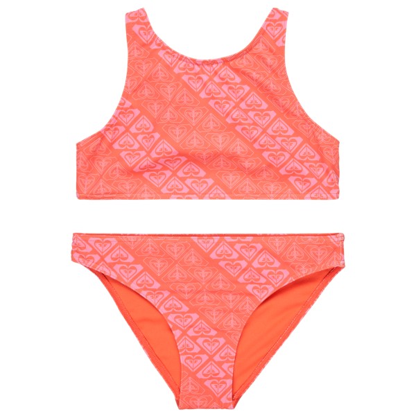 Roxy - Girl's Heart N Soul Crop Top Set - Bikini Gr 6 Years rot von Roxy