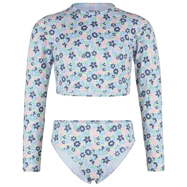 Roxy - Kid's Dreamer Crop Top L/S Set - Bikini Gr 10 Years;14 Years;16 Years;6 Years;8 Years grau von Roxy