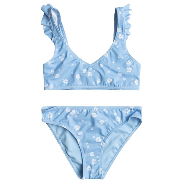 Roxy - Kid's Dreamer Ruffle Bralette Set - Bikini Gr 6 Years blau von Roxy