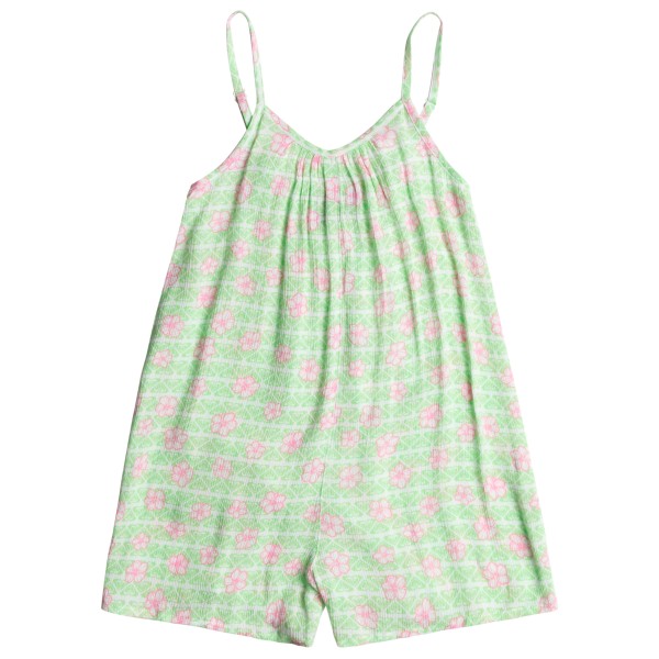 Roxy - Kid's Soulful Blooms Short Romper - Jumpsuit Gr 2 Years grün von Roxy