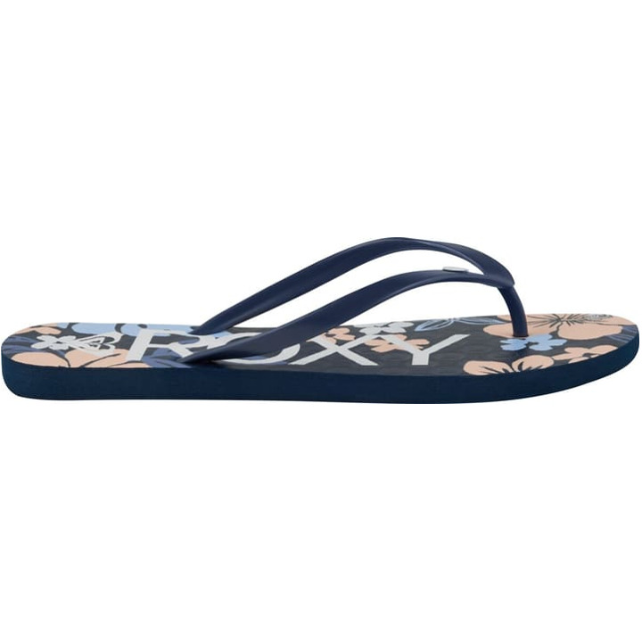 Roxy M To The Sea Hello Aloha Flipflops dunkelblau von Roxy