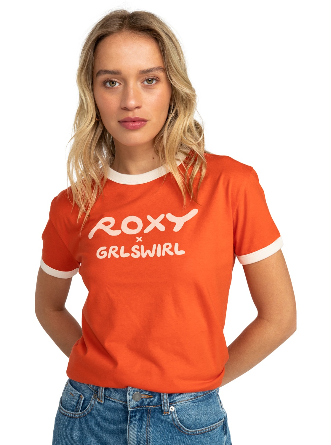 Roxy T-Shirt »Roxy x Grl Swirl Ringer« Roxy T-Shirt »Roxy x Grl Swirl Ringer« von Roxy