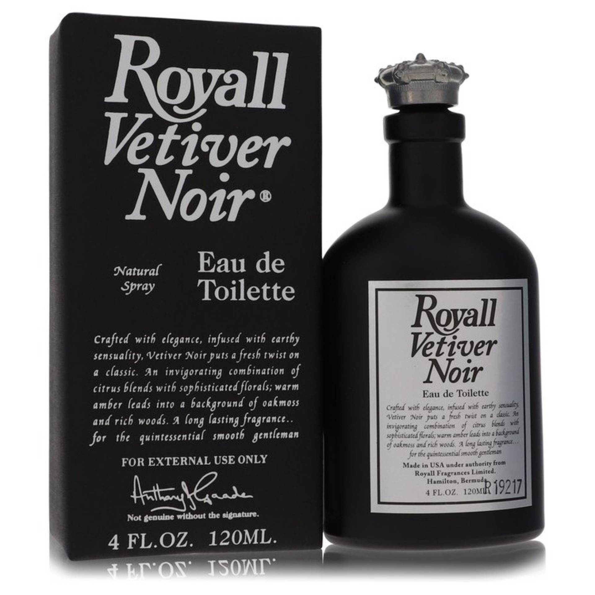 Royall Fragrances Royall Vetiver Noir Eau de Toilette Spray 120 ml